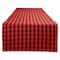 DII® 108" Reversible Gingham & Buffalo Check Table Runner